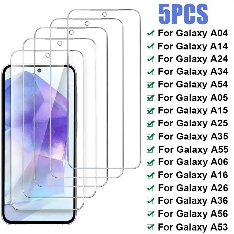 

5Pcs Hydrogel Film A15 A35 A55 A25 A05S A54 A53 5G Screen Protector For Samsung A16 A14 A24 A34 A04S A06S A36 A56