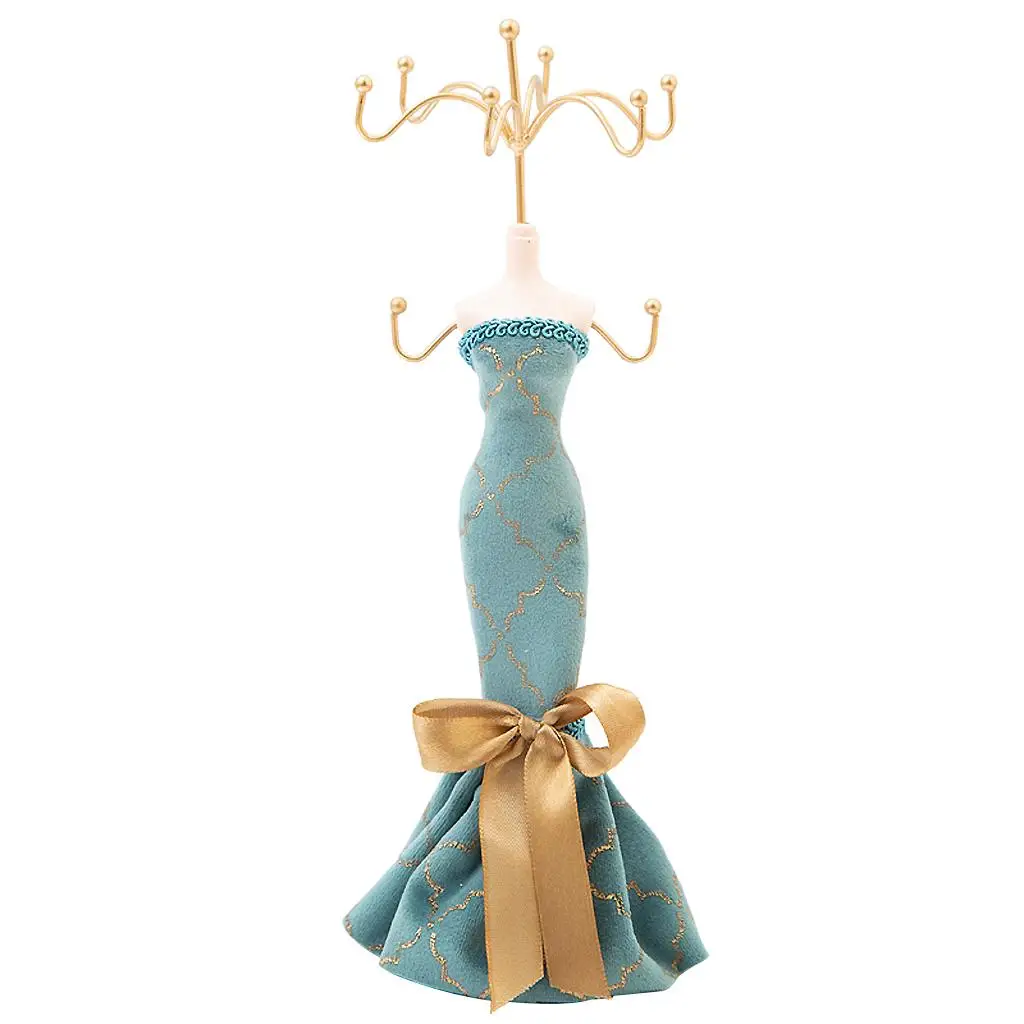 Mannequin Jewelry Display Resin Holder Organizer for Rings Earrings Necklaces Home Furnishing
