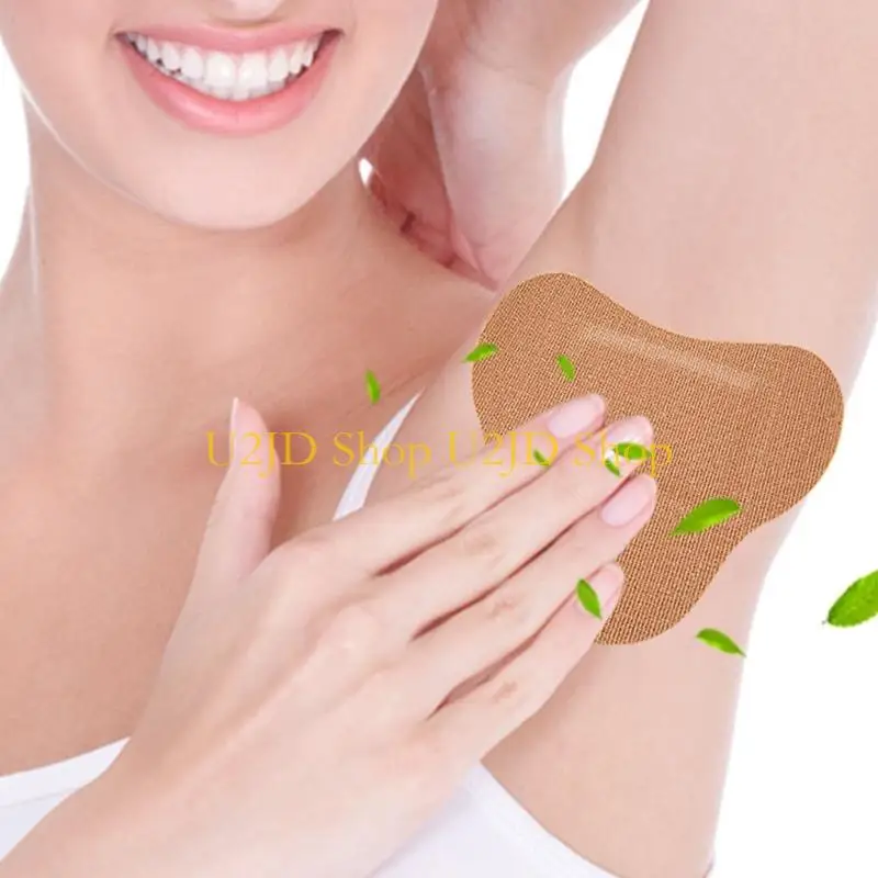 U2JD 10Pcs Premium Disposable Underarm Sweat Absorbent Pads Prevent On Clothes