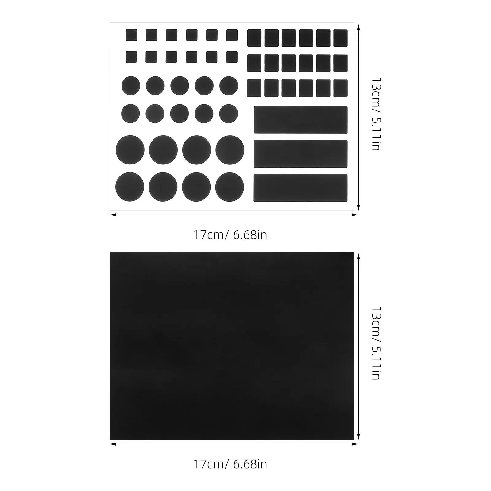 2Pcs Light Blocking Stickers LED Dimming Film Blackout Tape for Indicator Lights Home Office Electronics Sleep Environment Dark