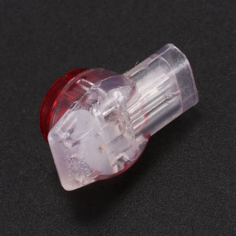 โปรโมชั่น! 550 ชิ้น Gel Splice UR Connector 3 พอร์ตตัวเชื่อมต่อสายไฟสีแดง + Clear