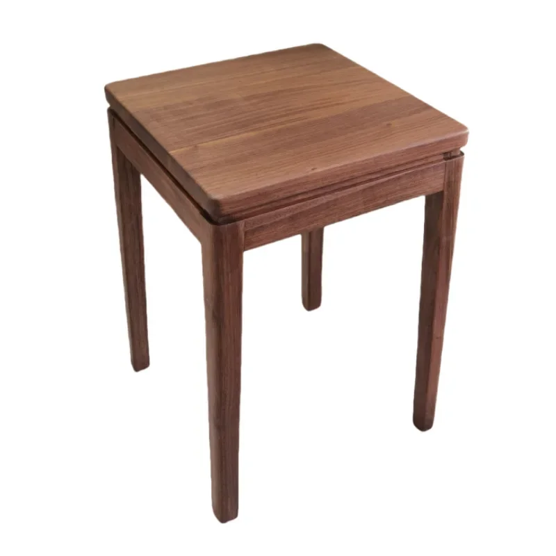 

Black walnut dining stool living room full dining stool full tenon and mortise household