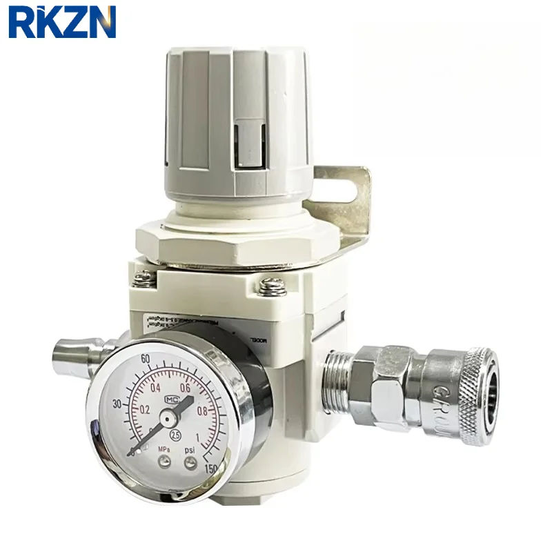 AR2000-02 AR3000-03 AR4000-04 Pneumatic Air Pressure Regulator Compressor Reducing Valve 1/4
