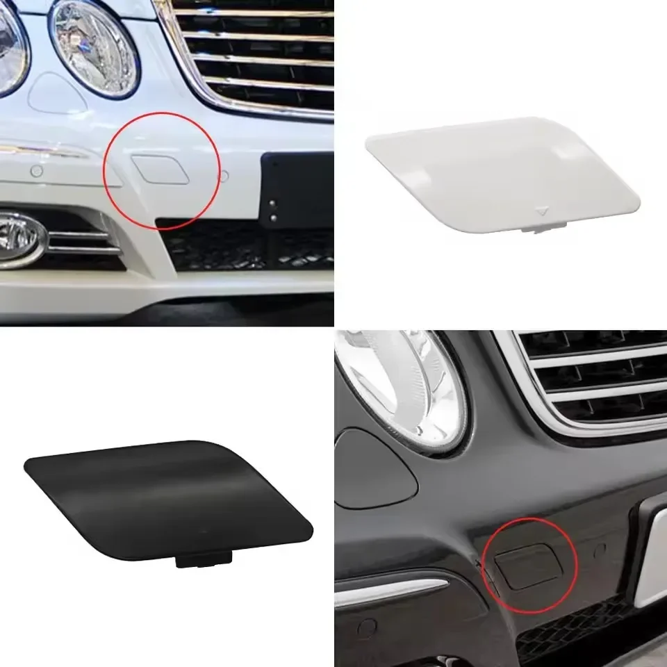 For Benz E Class W211 E200 E280 E350 For Mercedes W211 Car Front Bumper Tow Hook Cover Cap Painted Black White Silver 2118851022