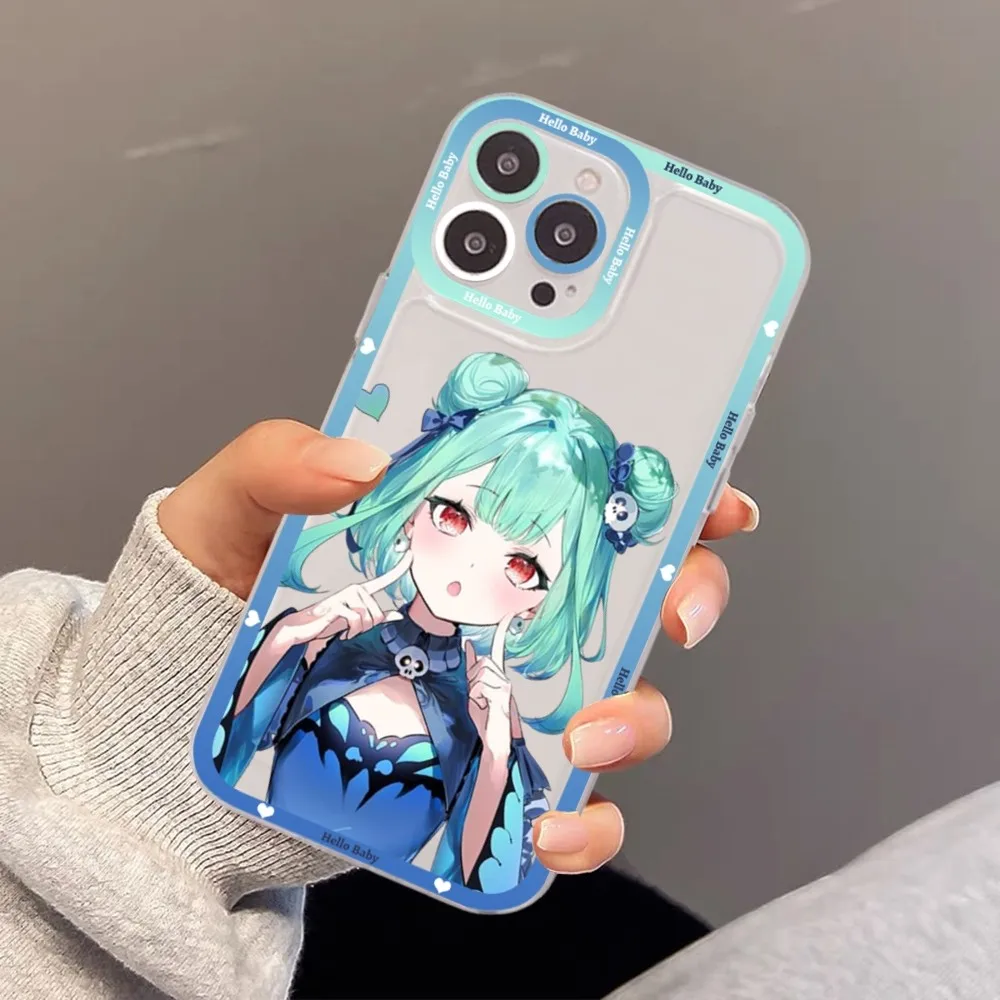 Uruha Rushia Anime Phone Case For Redmi 7 8 9 A For Redmi Note 5 7 8 9 10 11 Pro Max 4G 5G Funfas