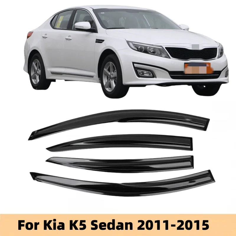 Car Window Visor Deflector Window Rain Guard Cover Shade For Kia K5 Optima 2011 2012 2013 2014 2015 Car Styling Accessories