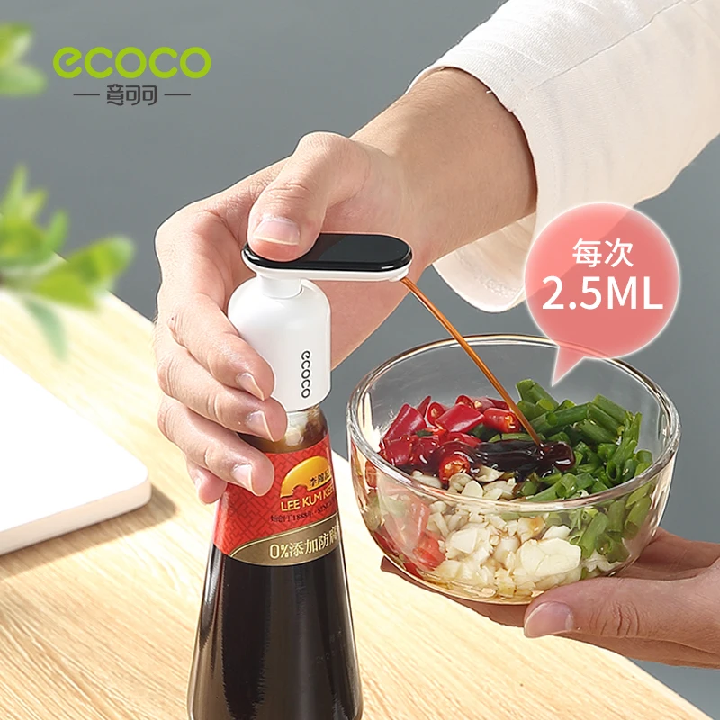 

Ecoco Oyster Sauce Squeezer Press Mouth Universal Pump Head Oyster Sauce Bottle Artifact Food-grade Oil Bottle Squeeze Mouth