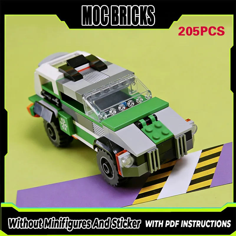 

City Car Model MOC Building Bricks X Ride Off-Road Vehicle Modular Technology Gifts Holiday Assemble Children Toys Suit