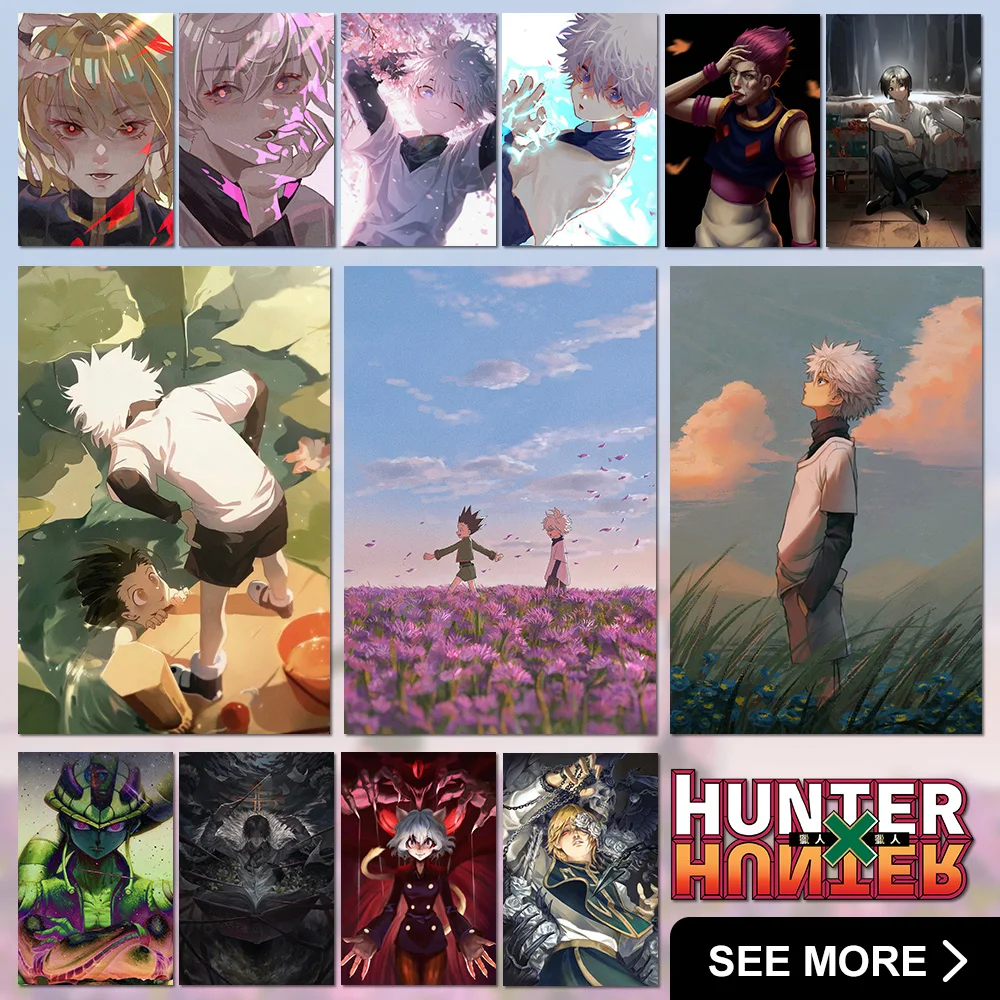 

HUNTER x HUNTER Pictures Kurapika Canvas Prints Painting Fantasy Anime Wall Artwrok Poster Hisoka Morow Home Decoration No Frame