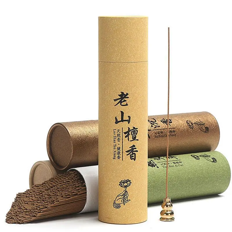 Y 200g Sandalwood OUDH Incense Sticks Wormwood Household Buddha Home Fragrance Meditation Aromatherapy Temple Prayer Incense