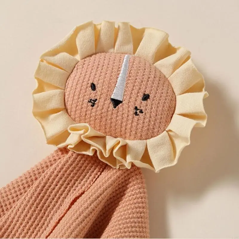 

Baby Teething Towel Appease Towel Soft Security Blanket Burp Cloth Muslin Towel Soothing Bib Infants 0-3Y Shower Gift L4MC