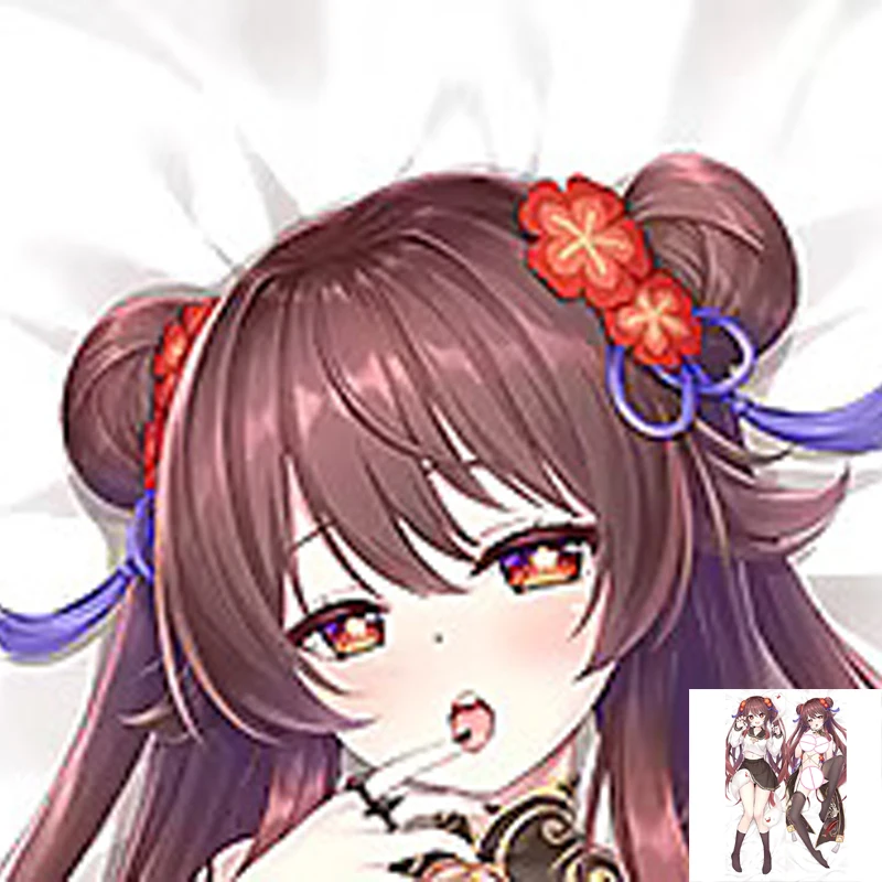 

Dakimakura Pillow Case Fate Sexy and Busty Hu Tao Double-Sided Halloween
