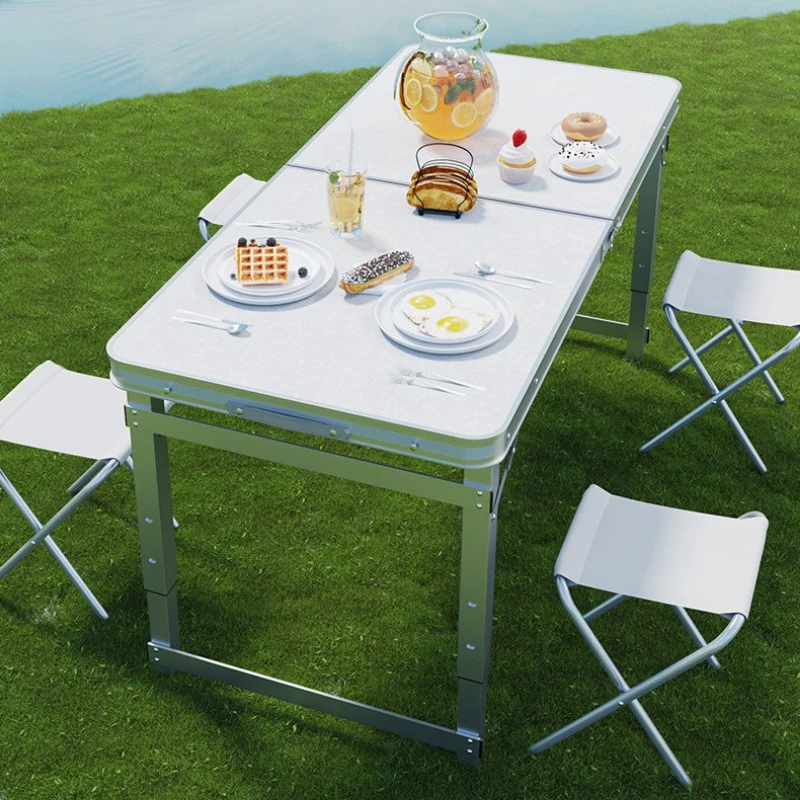 

Square Lifting dining table outdoor portable lightweight Folding table Height adjustment стол обеденный раздвижной furniture