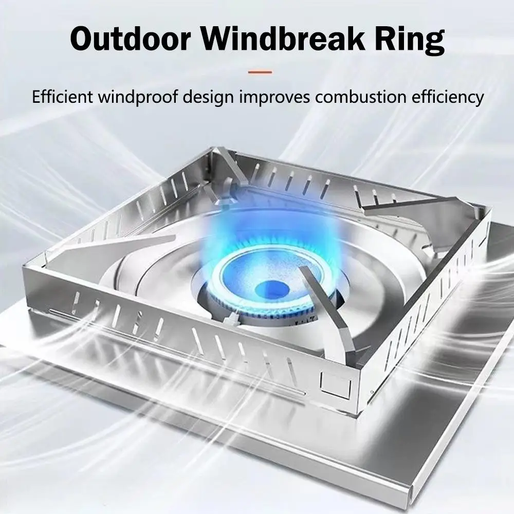 Outdoor Portable Stove Accessories Windproof Ring for Card Stove Durable Cooking Gear for Camping And Hiking