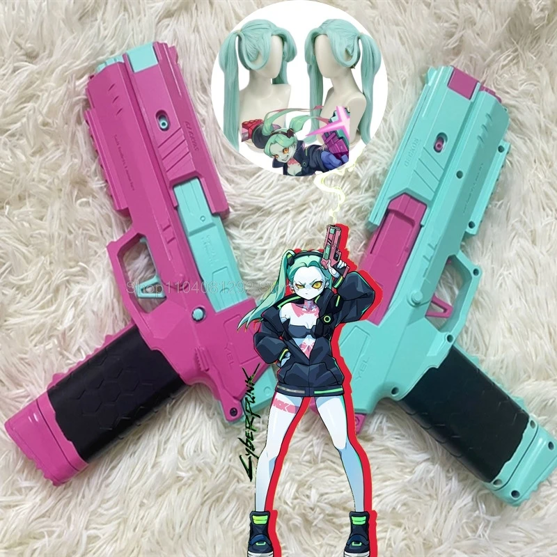 Anime Cyberpunk: Edgerunners Cosplay Rebecca Porps Weapon Guns Halloween Christmas Carnival Party Comic Show Accessories