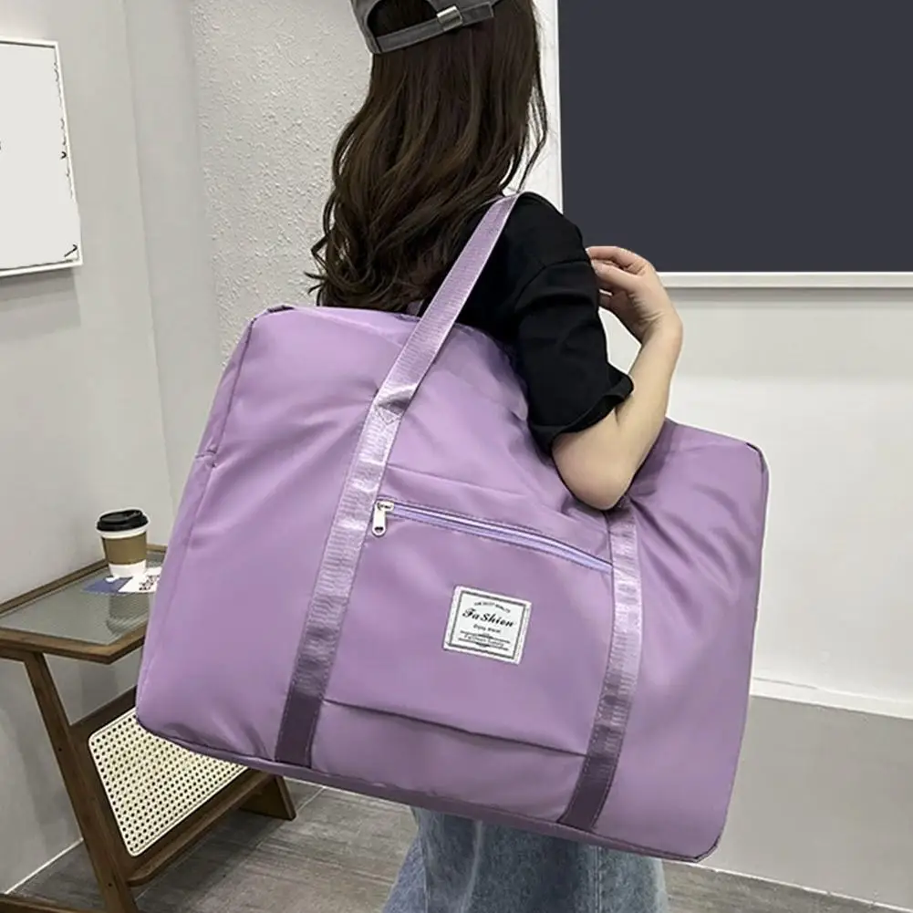 حقيبة تخزين واق من المطر خفيفة الوزن محمولة، أمتعة ذات سعة كبيرة، حقيبة كتف، مستلزمات سفر قابلة للطي #5