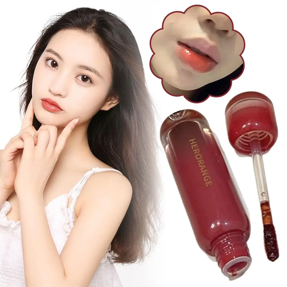 3 farbe Spiegel Kristall Lip Gloss Make-Up Wasser Glas Lip Lippenstift Plumping Feuchtigkeitsspendende Farbton Schönheit Gelee Wasserdichte Lippe Lip I6Q2
