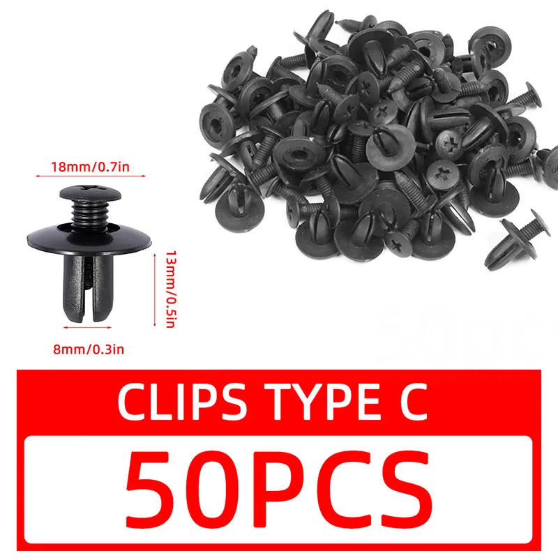 Universele Auto Clip Deur Panel Clips Auto Fastener Clip voor Citroen C4 C5 C3 voor Peugeot 206 207 208 308 408 Accessoires