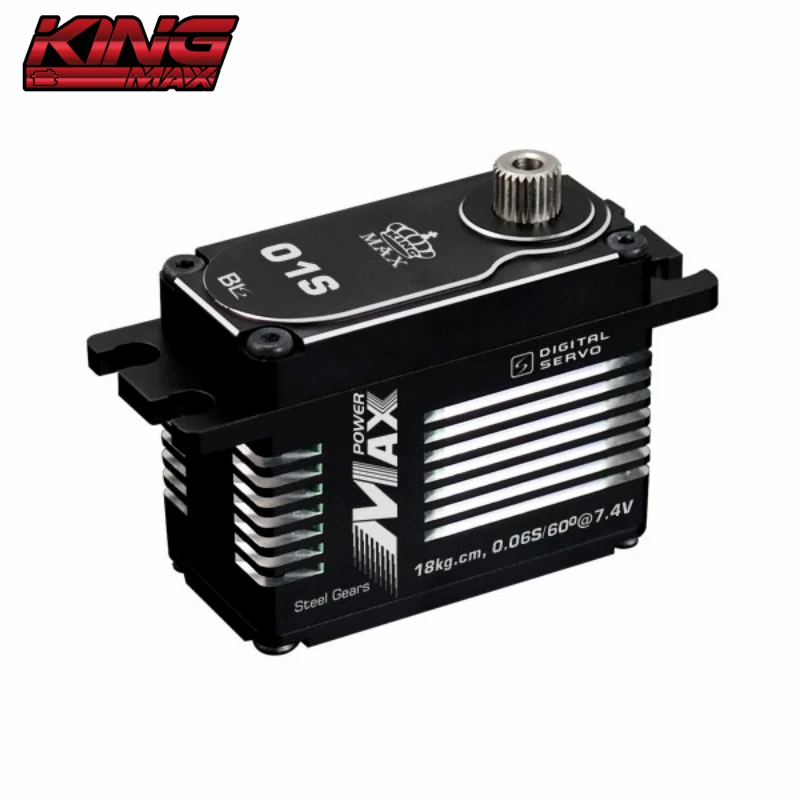 

KINGMAX BLS01S 75g 28kg.cm@7.4V Waterproof Steel Gear Digital Standard Servo for 3D Airplane Fixed Wing