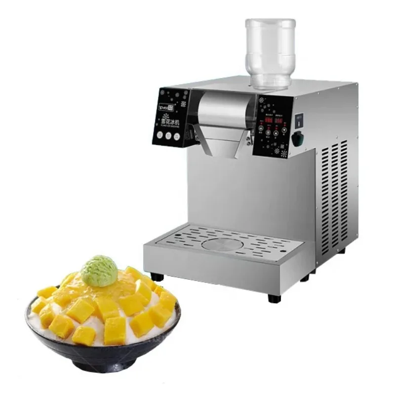 Commercial High-Efficiency Bingsu Ice Shaver Machine Automatic Electric Milk Snowflake Ice Maker for Hotels   s Bottled