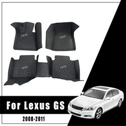 For Lexus GS 2011 2010 2009 2008 GS300 GS430 GS450h GS350 GS460 Car Floor Mats Carpet Auto Styling Interior Accessories Parts