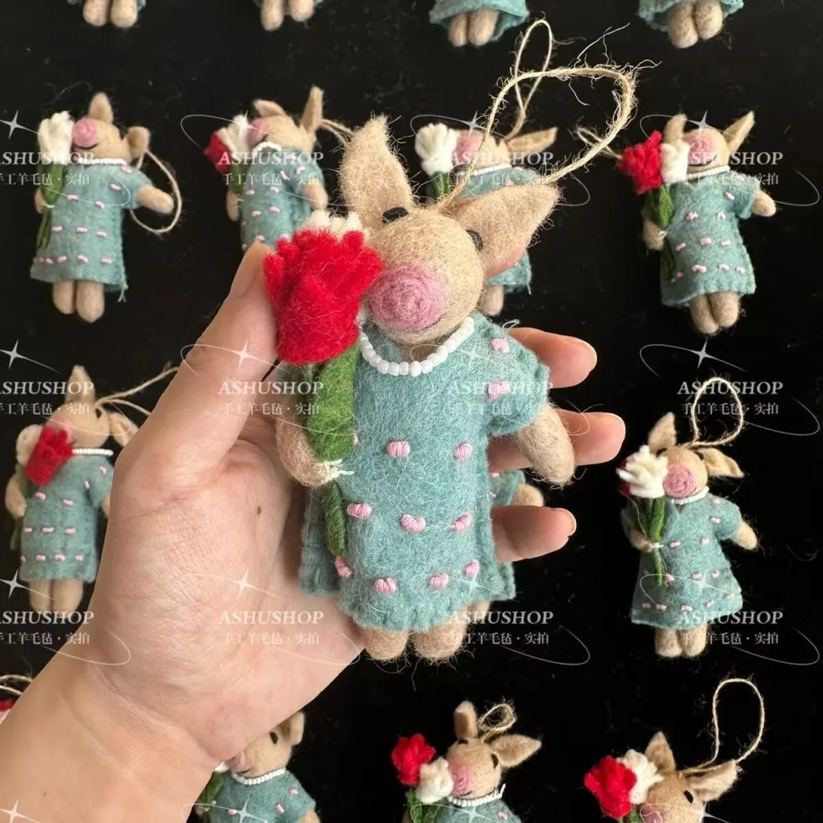 

[Ashushop] Непал кулон ручной работы Lucky Cat Fox очки овца чистая сумка ручной работы Шарм в наличии