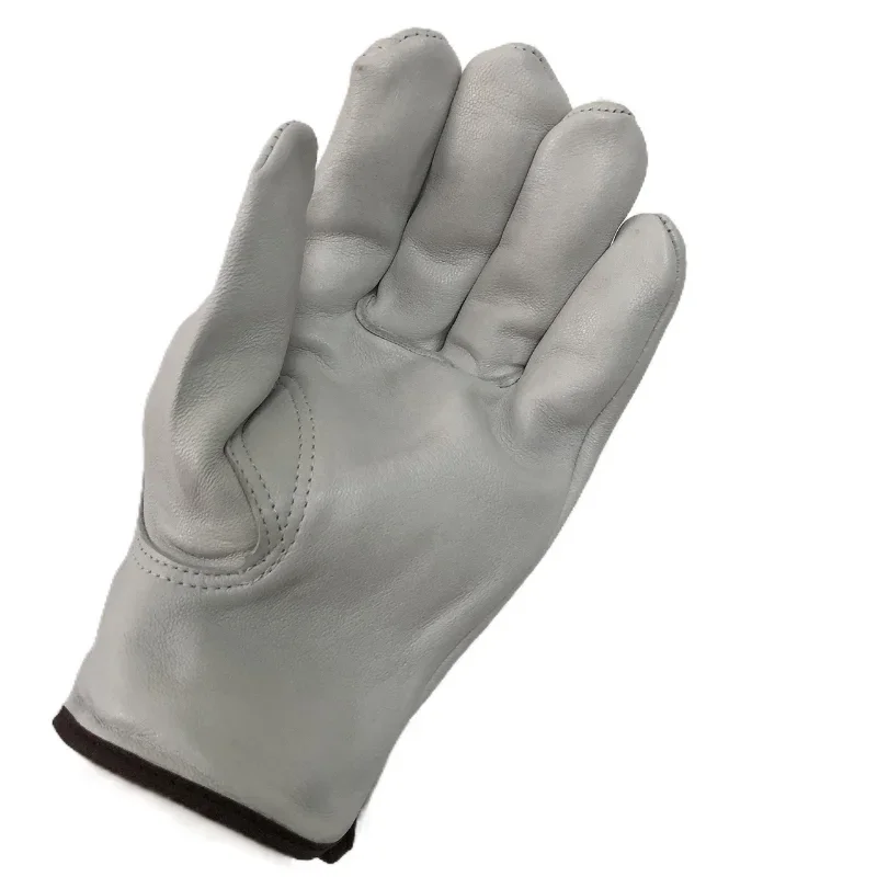 Cow Skin Leather Gloves Safe High Quality Men Work Safety Working Mechanical Repairing Gardening Gloves