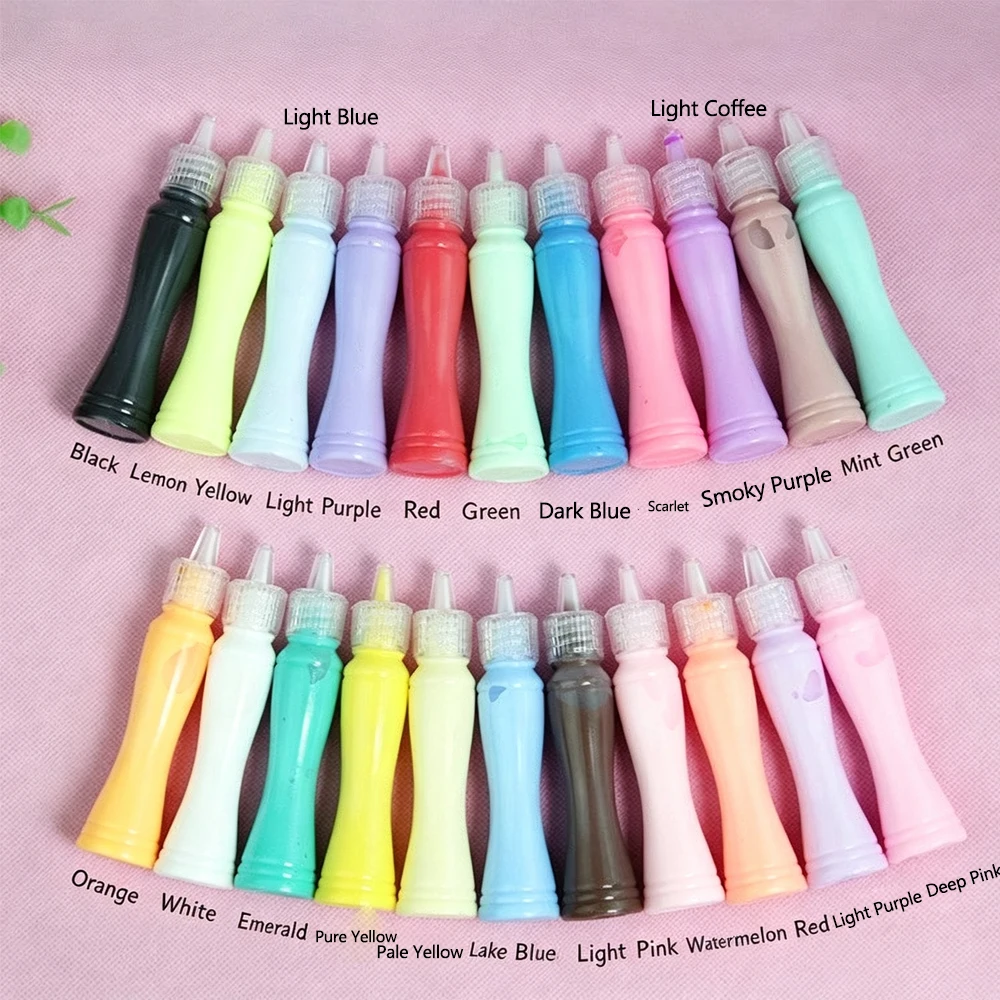 15ml Hourglass Bottle Simulation Jam Cream Glue Multi-use DIY Material For Mini Food Clay Decor Phone Case Handmade Crafts
