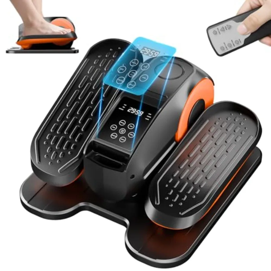 

Электрический овальный тренажер для ног под стол, как в рекламе по ТВ, 12 скоростей, для пожилых людей, портативный мини-тренажер для сидения