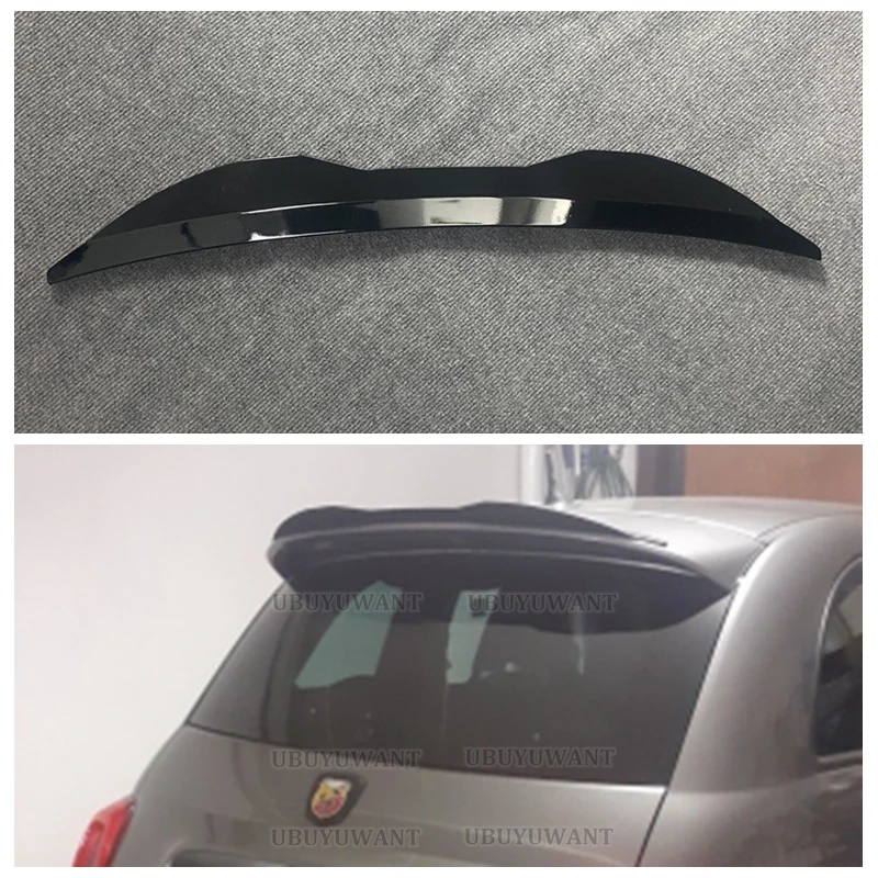 MINI SPOILER EXTENSION FIAT 500 ABARTH MK1 2008-2012 REAR WING SPOILER For FIAT 500 ABARTH MK1 FACELIFT 2016- Car Accessories