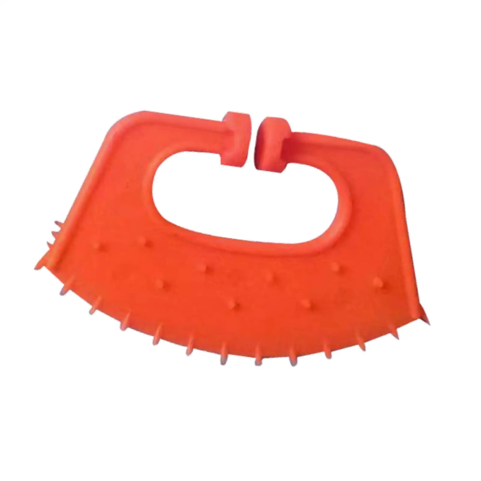 5xCattle Weaning Nose Ring Tools Animal Cow Prevent Compact Calf Weaner 11.5cmx7.5cm Orange