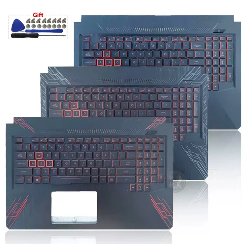 US Backlit Keyboard for ASUS TUF Gaming FX80 FX504 FX80GE FX504GE FX504DE ZX80G Laptop Replacement