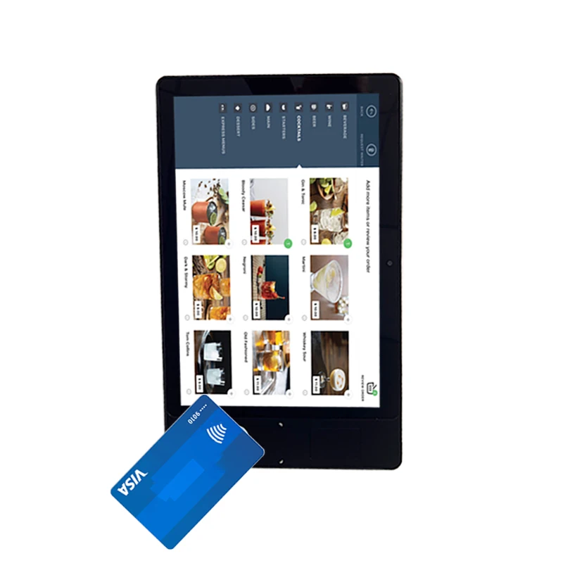 Factory price Android 14 tablet NFC terminal 10 Inch Tap to pay Restaurant Ordering Tablet PC For contactless Payment H101