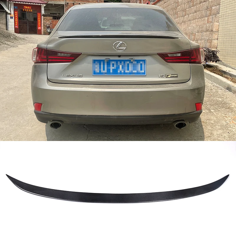 Car trunk spoiler carbon fiber beautification car tail is suitable for 2014-2019 Lexus is200t is250 is300h is350