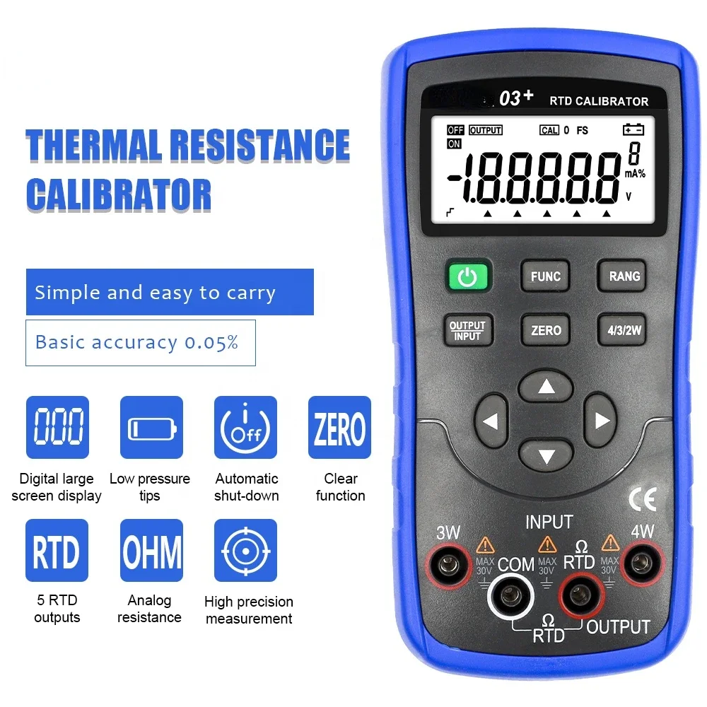 DECCA 03+ RTD Source Resistance And Thermistance Calibrator Multifunction Source Signal Calibrator