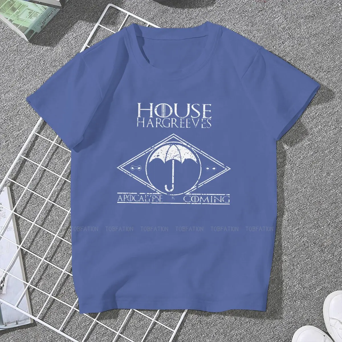 APOCALYPSE IS COMING GOT GRUNGE STYLE  O Collar TShirt The Umbrella Academy Reginald Hargreeves Luther Fabric T Shirt Woman's