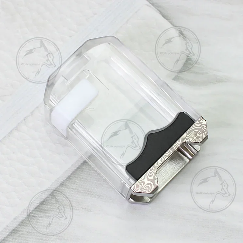 Wolfcoolvape Monarchy S Bo Style Boro Tank لـ BB Billet Box Mod AIO Kit 316SS + PCTG خزان رذاذ Vape الشفاف #4