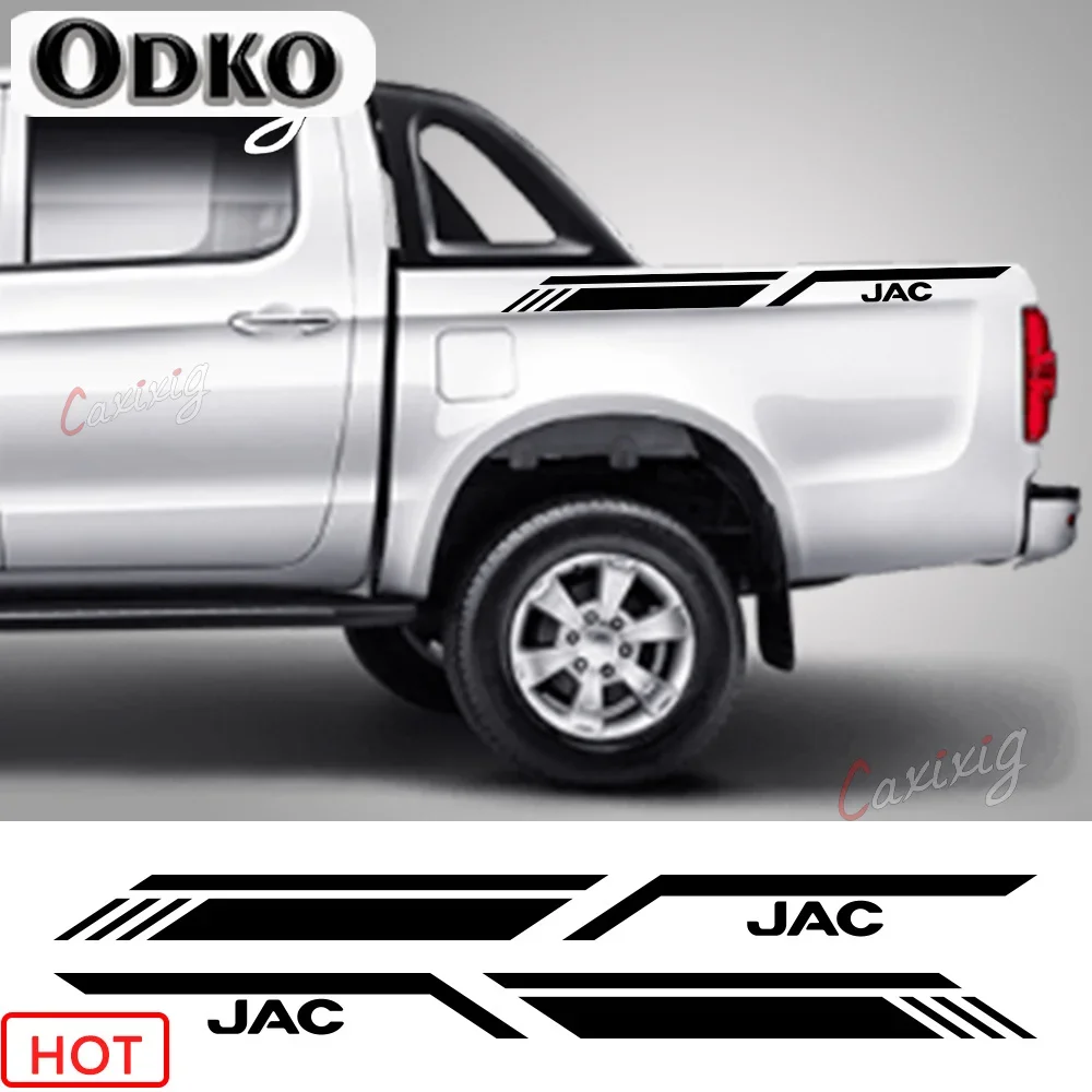 Adesivo laterale per JAC T6 T8 Jianghuai Shuailing Auto Strisce Stile Decor Decalcomania Camion Copertura in vinile Auto Tuning Accessori fai da te
