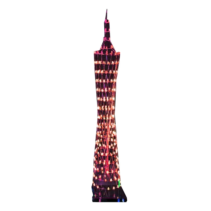 Neue Guangzhou Tower DIY elektronische Teile elektronische DIY LED-Licht-Kit