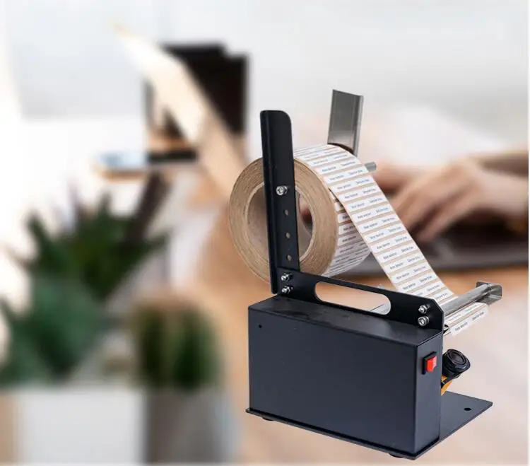 D42 Optical Fiber Sensor label stripping  machine ,non -drying, transparent label fully automatic separation label machine