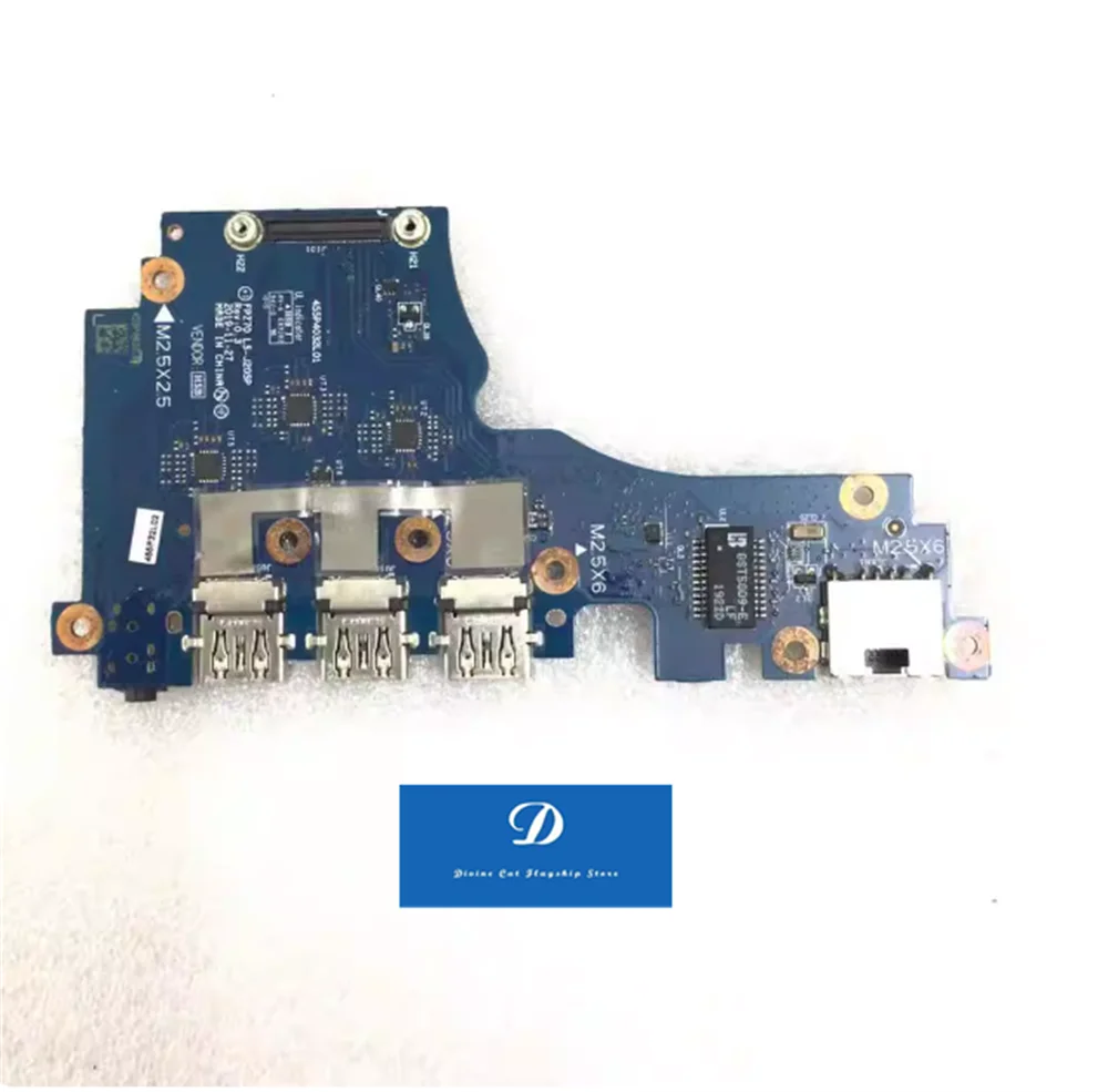 FOR HP Workstation ZBOOK15 17 G5 G6 USB Audio Network Card Board LS-J205P