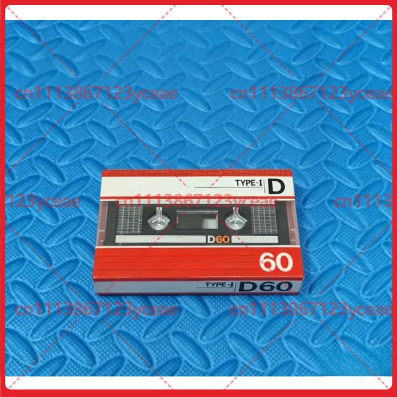 For TDK D60 Type I Blank Audio Cassette 86 Version Made in Japan Vintage Media for Recording & Collecting