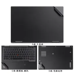 Pre-cut Skin Sticker Cover For 2024 Thinkpad X1 Carbon Gen 12 11 10 2023 2022 Gen 9 2020 2019 X1 Carbon Gen 7 6 5 4 2018 2017