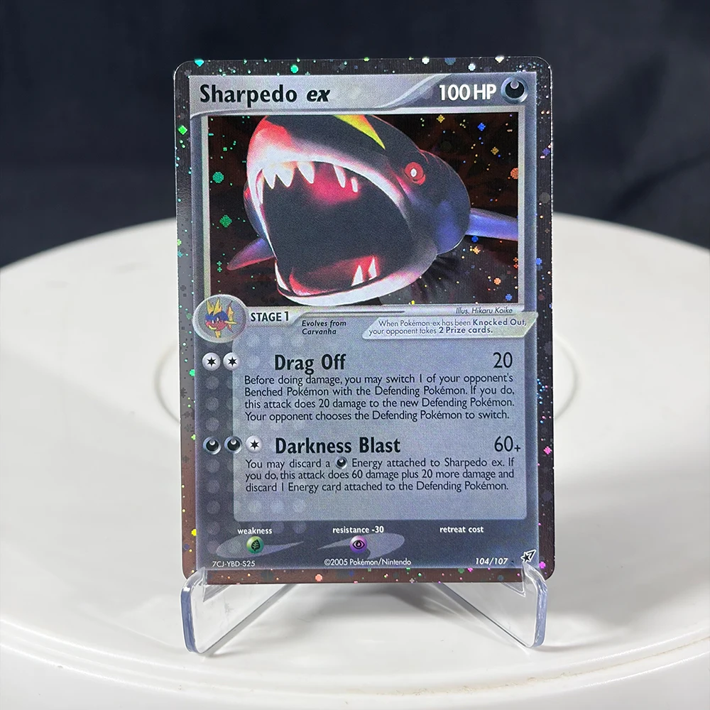 PTCG Proxy-Karten EX-Serie Rayquaza Gold Star Charizard Gengar Pikachu Hobbys Sammlerstücke Spielesammlung Anime-Karten