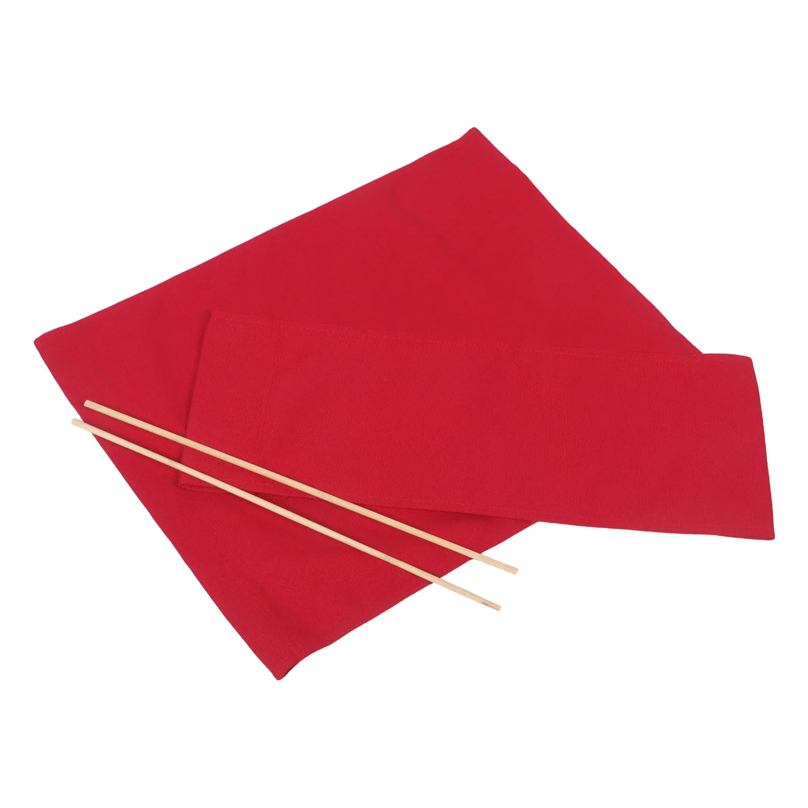 1Set Directors Chair Replacement Canvas Red Casual Seat Back 21x16 and 21x7.5 Easy Clean Outdoor Patio Folding Chair Cover
