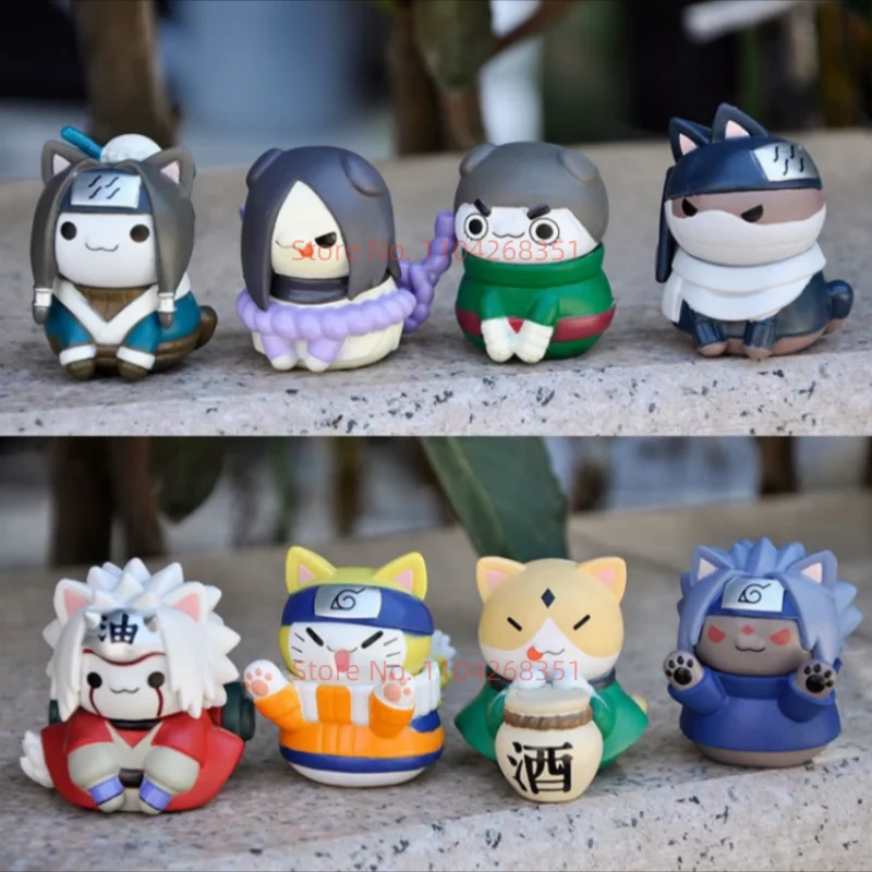

Оригинальная коллекционная фигурка MegaHouse Naruto Nyaruto в слепой коробке, большой размер, Наруто, Саске, Орочимару, Джирайя, для фанатов аниме