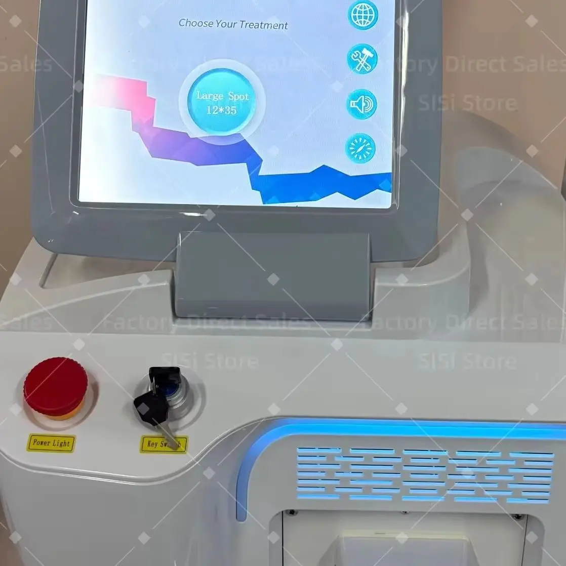 

5000W 10Bars 808nm Diode Laser Hair Removal Machine 4 Wavelength Ice Cooling System Permanent Painless Epilation Machine CE