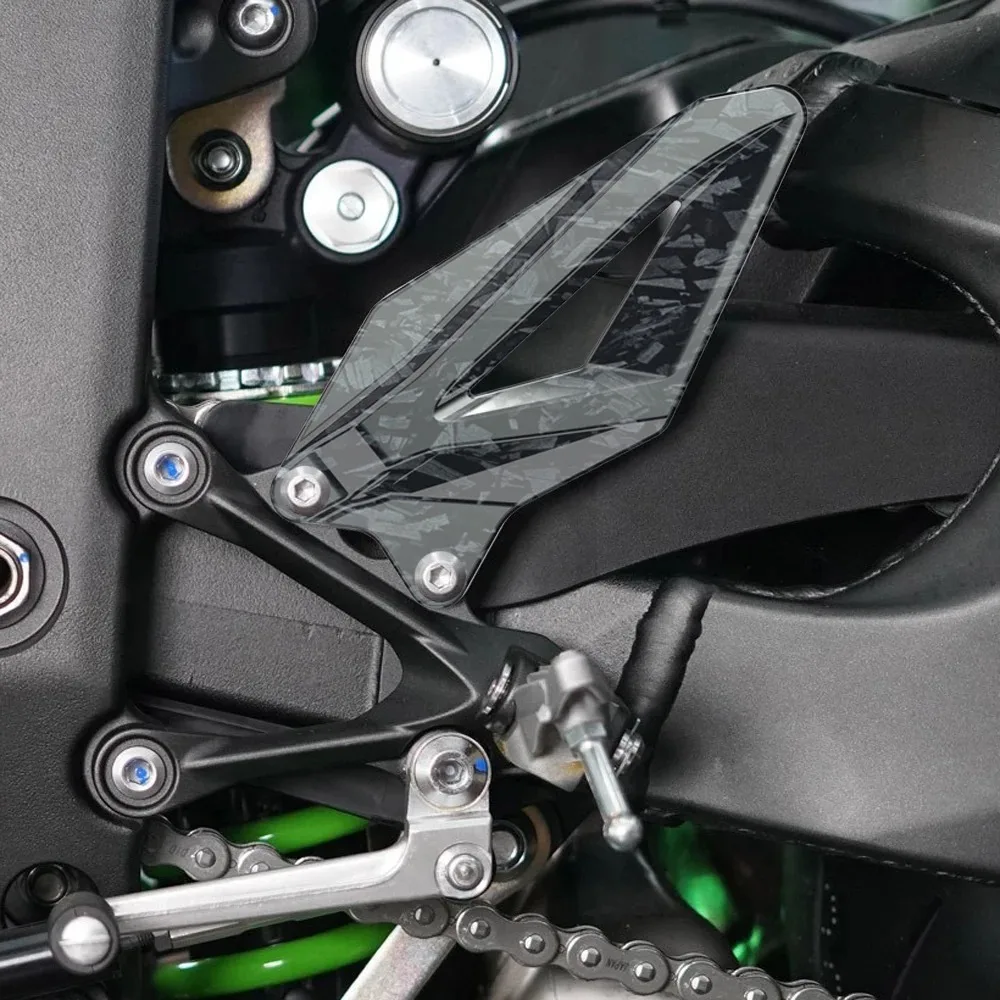 Para Kawasaki ZX-6R 2009-2024+ Protector del talón del pedal