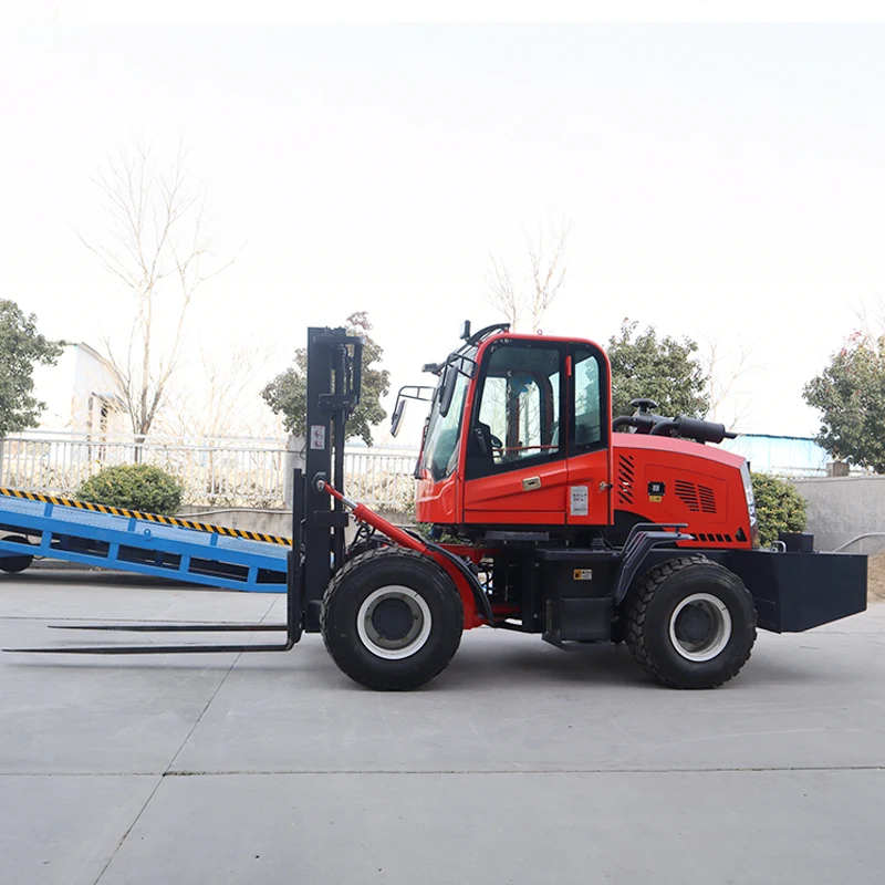 

Горячая продажа индивидуального внедорожного вилочного погрузчика 3 т | Грузоподъемность 4WD 3000 кг | Бесплатные запасные части и глобальная доставка