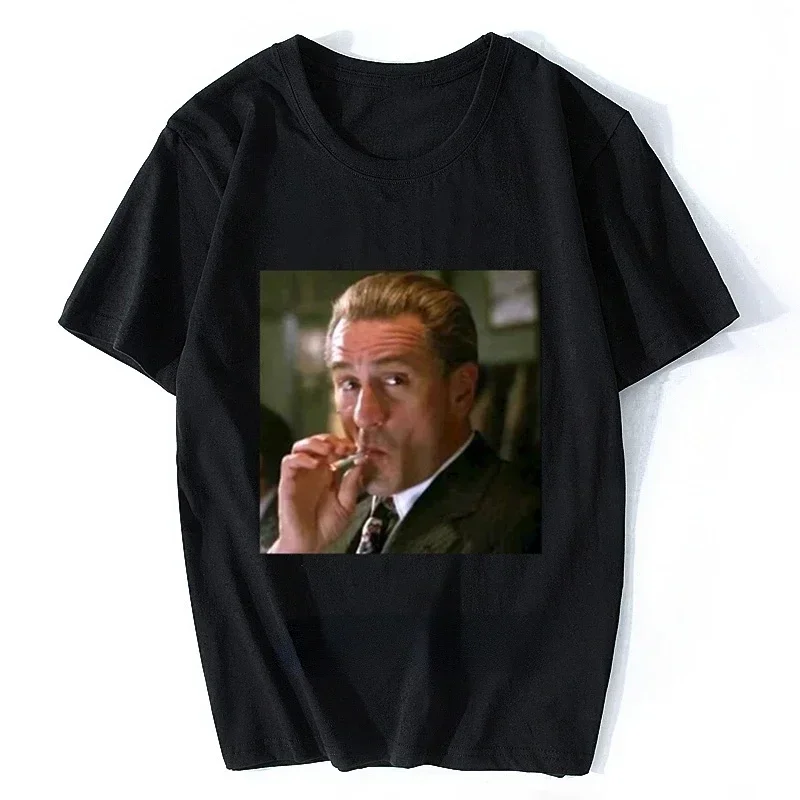 Men Tshirt Fashion Men Clothing Ropa Hombre Goodfellas Robert De Niro Gangster Movie Classic Fan T Shirt